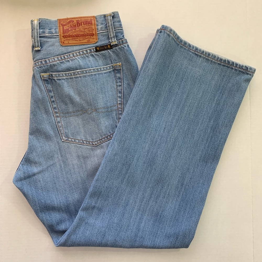 Lucky Brand Men's Straight Leg Jeans - Picture 2 of 8